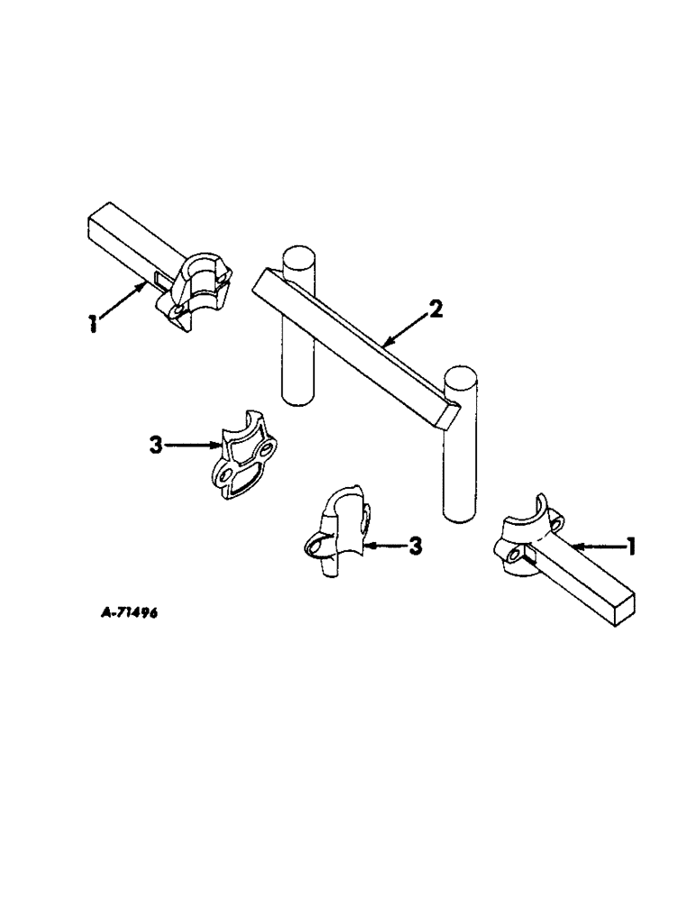 Схема запчастей Case IH 184 - (A-30[A]) - FURROWING BAR AND EXTENSION 