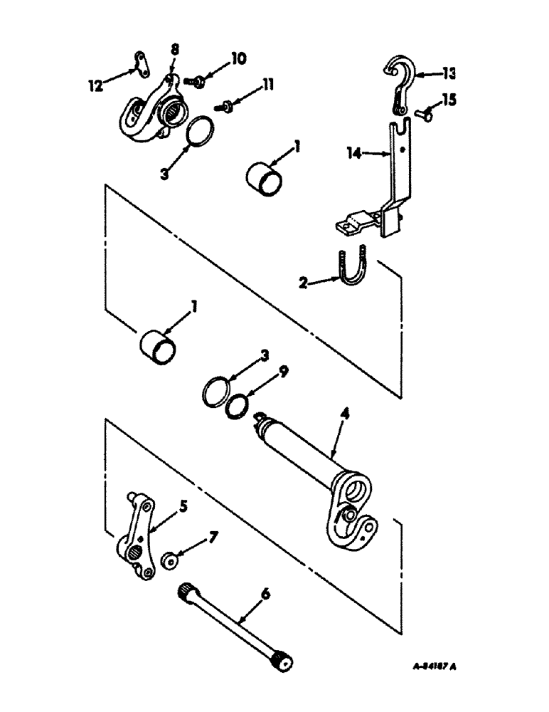 Схема запчастей Case IH 2656 - (F-39) - HYDRAULICS, DRAFT SENSING (07) - HYDRAULIC SYSTEM