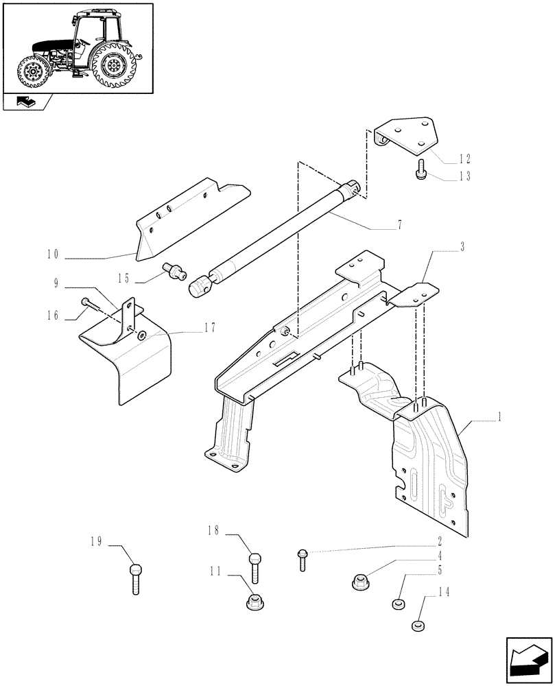 Схема запчастей Case IH FARMALL 65C - (1.83.0[03]) - HOODS (08) - SHEET METAL