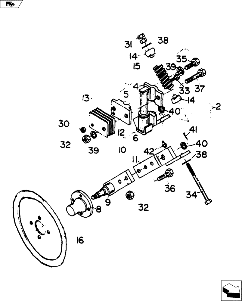 Схема запчастей Case IH 9000 SERIES - (75.200.06) - FRONT SPRING LOADED COLTER ASSEMBLY (75) - SOIL PREPARATION