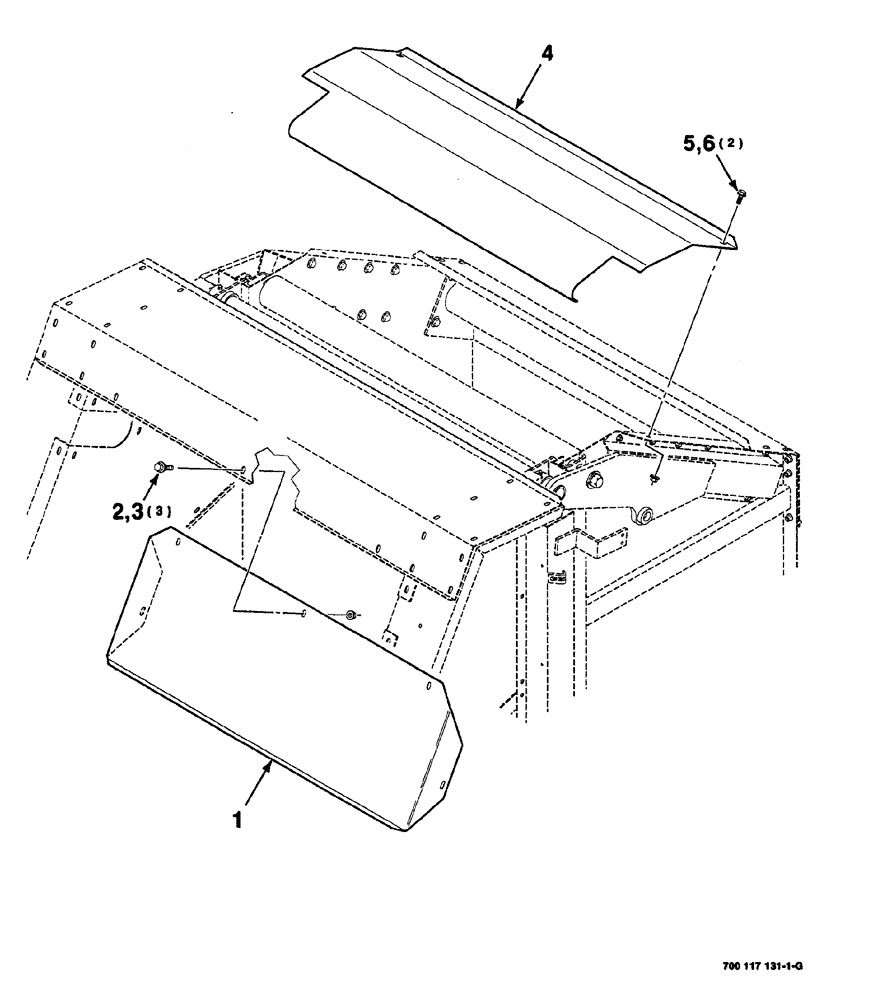 Схема запчастей Case IH 8420 - (07-10) - SHIELDS ASSEMBLY (TOP) (12) - MAIN FRAME