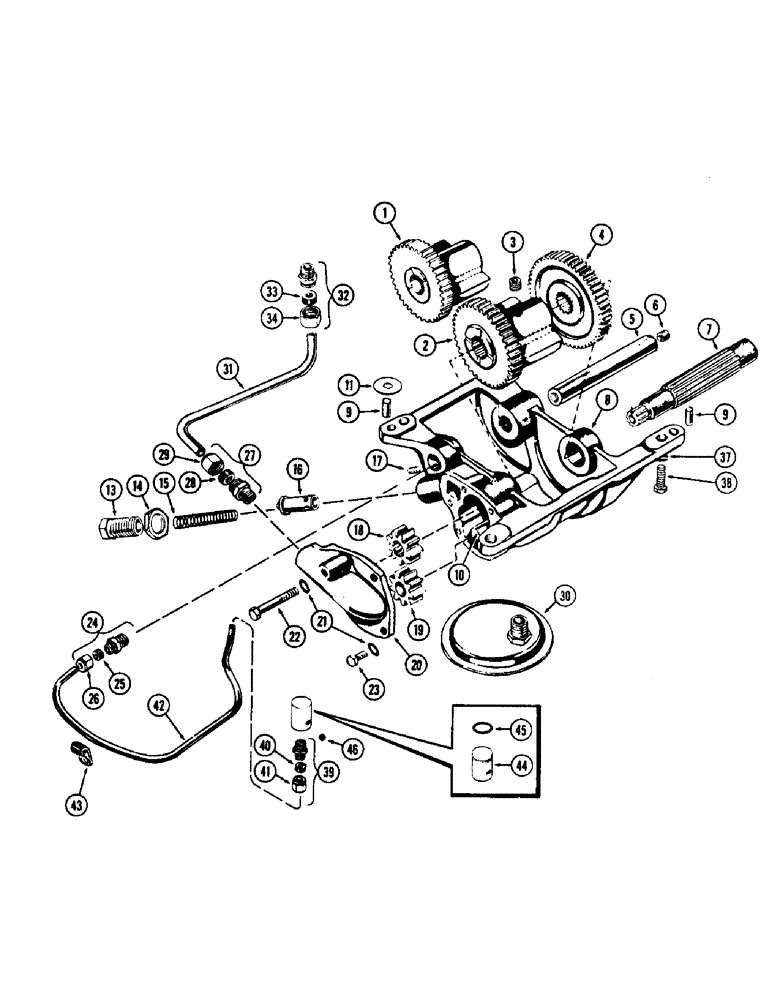 Схема запчастей Case IH 1060 - (388) - BALANCER AND OIL PUMP, (301) DIESEL ENGINE (10) - ENGINE