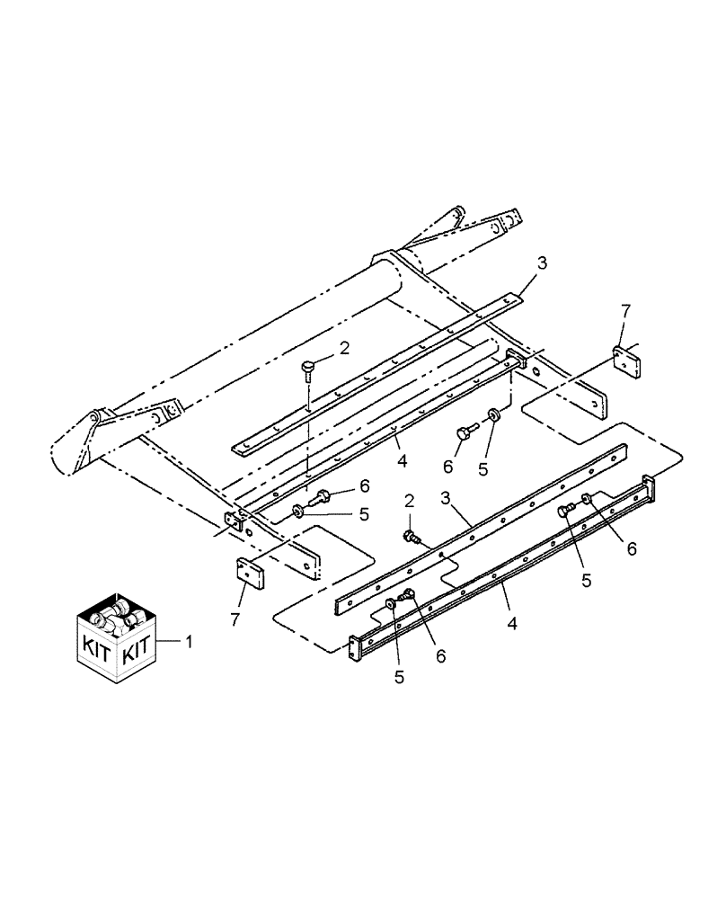 Схема запчастей Case IH RBX451 - (057) - SCRAPER KIT, SERPENTINE ROLLERS (88) - ACCESSORIES