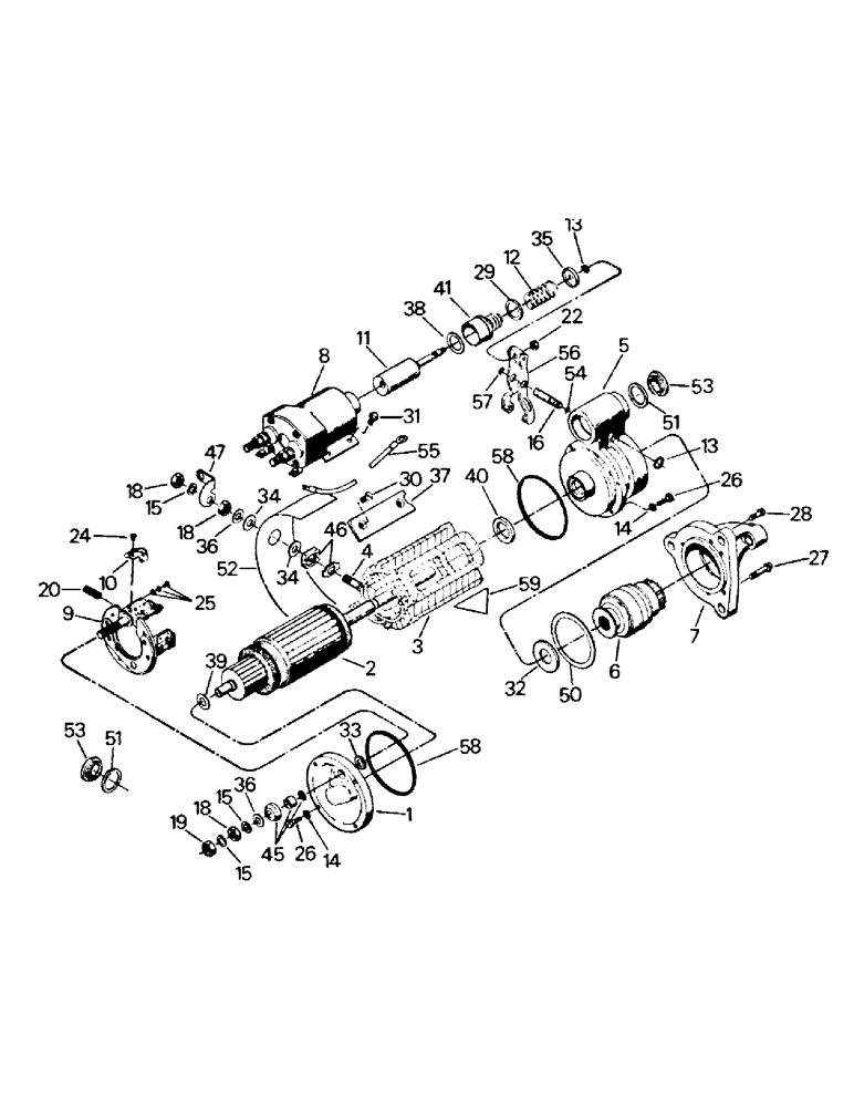 Схема запчастей Case IH SM-325 - (02-07) - STARTER ASSEMBLY, DELCO (06) - ELECTRICAL