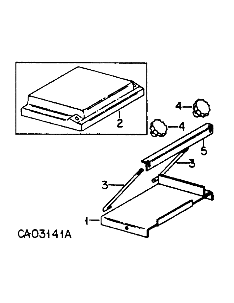 Схема запчастей Case IH HYDRO 86 - (08-01) - ELECTRICAL, BATTERY MOUNTING BASE AND COVER (06) - ELECTRICAL