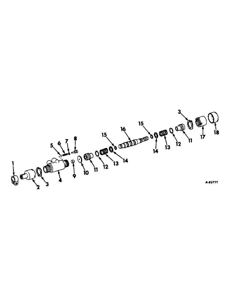 Схема запчастей Case IH 4156 - (J-12) - STEERING MECHANISM, DRAG LINK VALVE Steering Mechanism