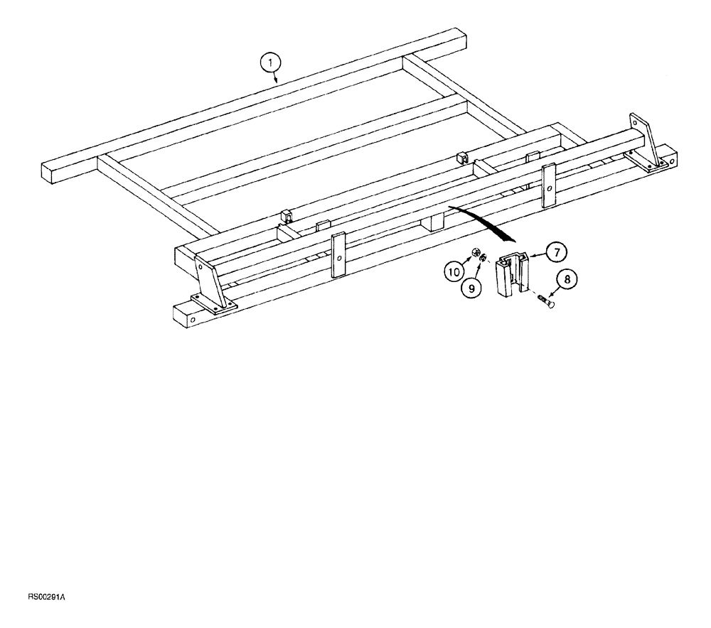 Схема запчастей Case IH 5700 - (9-010) - MAIN FRAME, NON LEVEL LIFT MODELS, SINGLE FOLD, 25 FOOT THROUGH 31 FOOT WIDE PLOWS (18) - MISCELLANEOUS