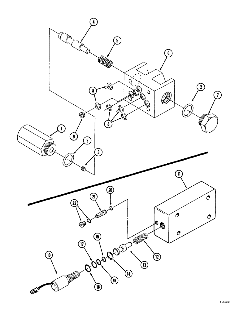 Схема запчастей Case IH 9350 - (6-102) - 24 SPEED SYNCHROSHIFT TRANSMISSION ASSEMBLY (06) - POWER TRAIN