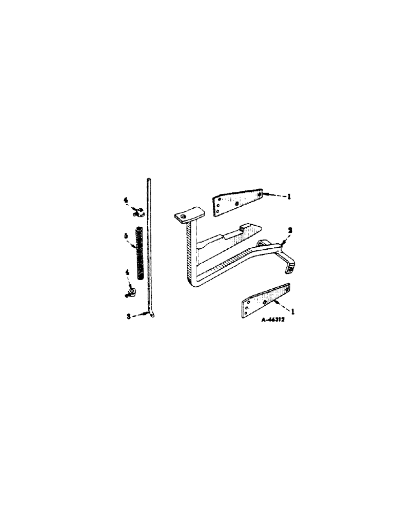 Схема запчастей Case IH 184 - (H-07) - PLANTER ATTACHING UNIT 