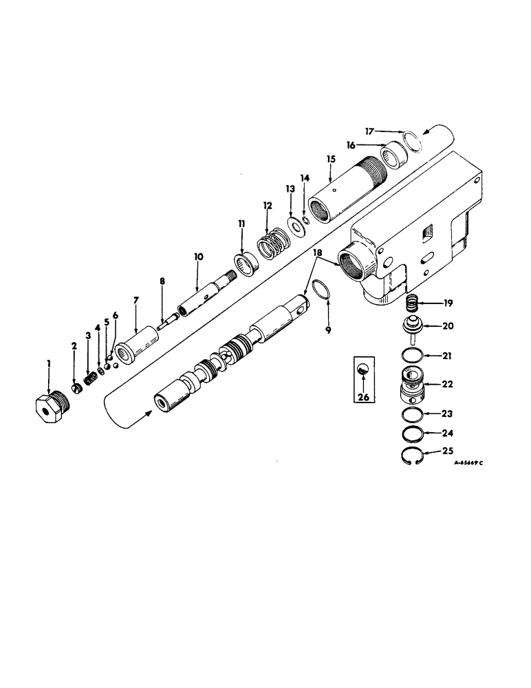 Схема запчастей Case IH 2504 - (239) - HYDRAULIC SYSTEM, HYDRAULIC CONTROL VALVE (07) - HYDRAULIC SYSTEM