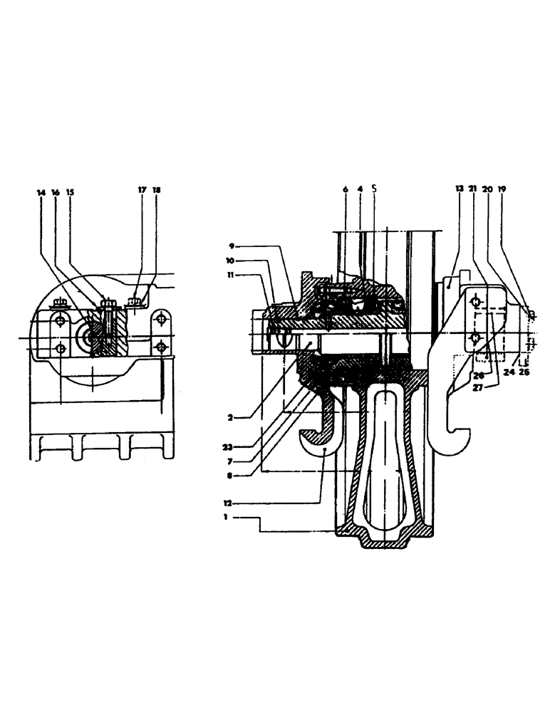 Схема запчастей Case IH 7700 - (A10-05) - FRONT TRACK IDLER, 7000 Mainframe & Functioning Components