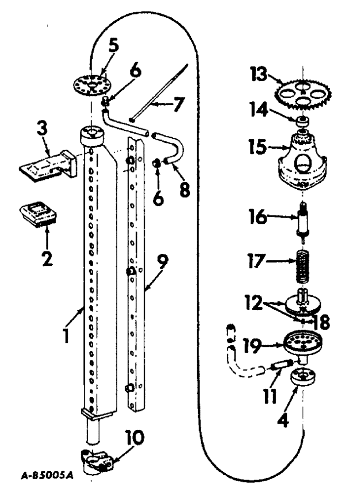 Схема запчастей Case IH 616 - (R-21) - PICKER DRUM, SPINDLE MOISTENERS Picker Drum