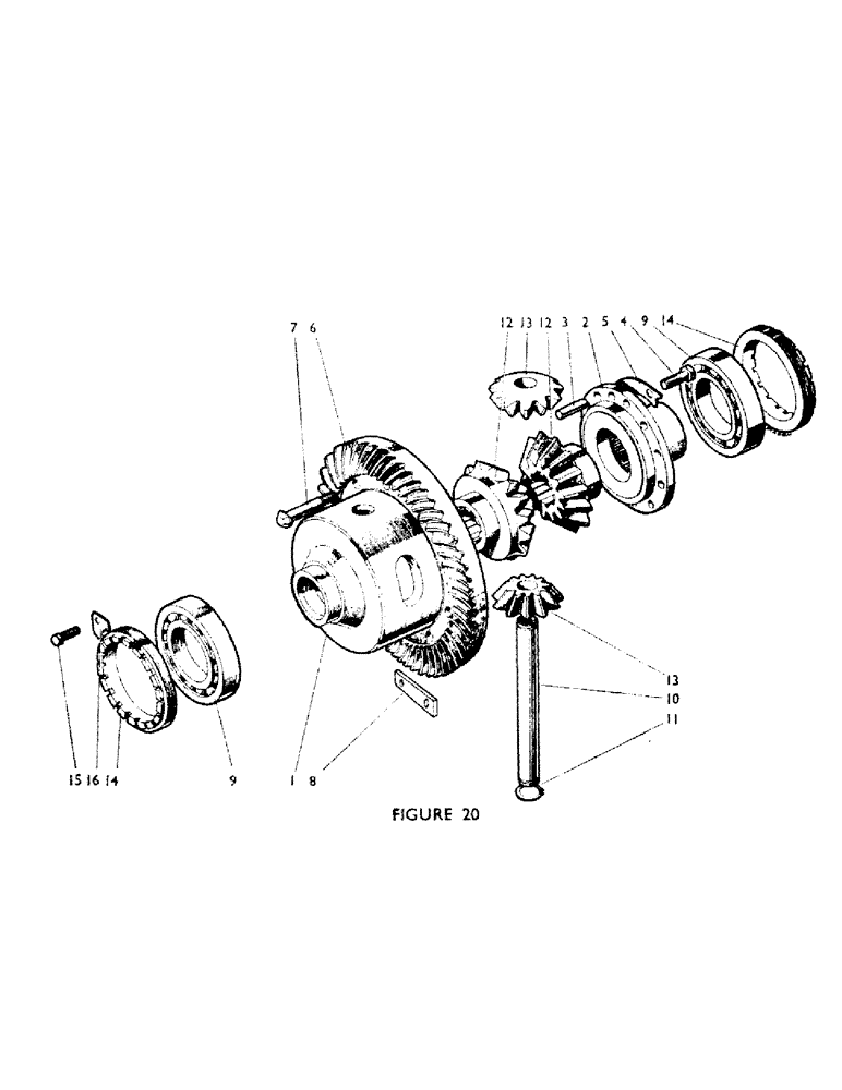 Схема запчастей Case IH 770B - (034) - DIFFERENTIAL Gearbox