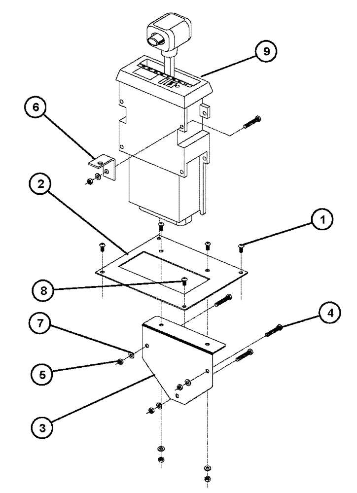 Схема запчастей Case IH 4330 - (03-003) - SELECTOR ASSEMBLY (03) - TRANSMISSION