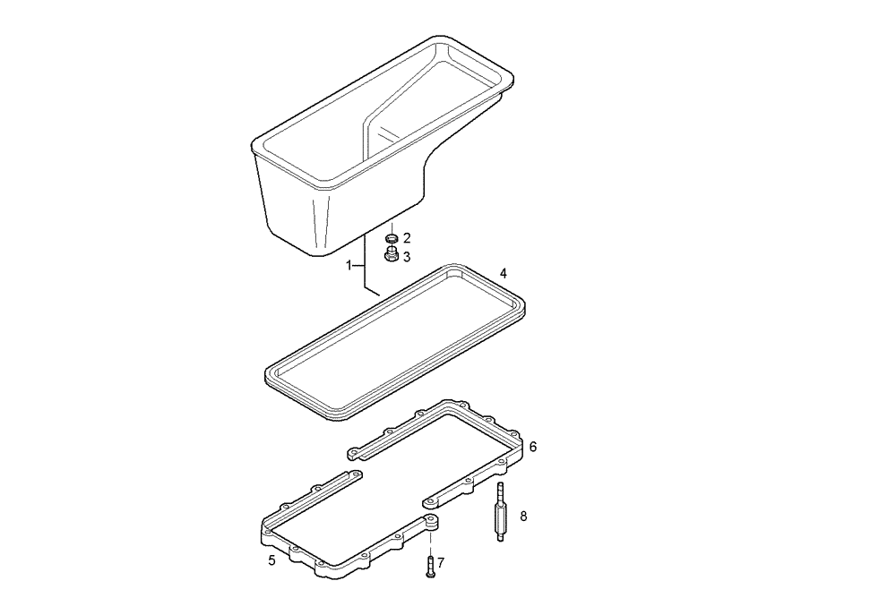 Схема запчастей Case IH F3AE0684M B903 - (0420.169) - OIL SUMP 