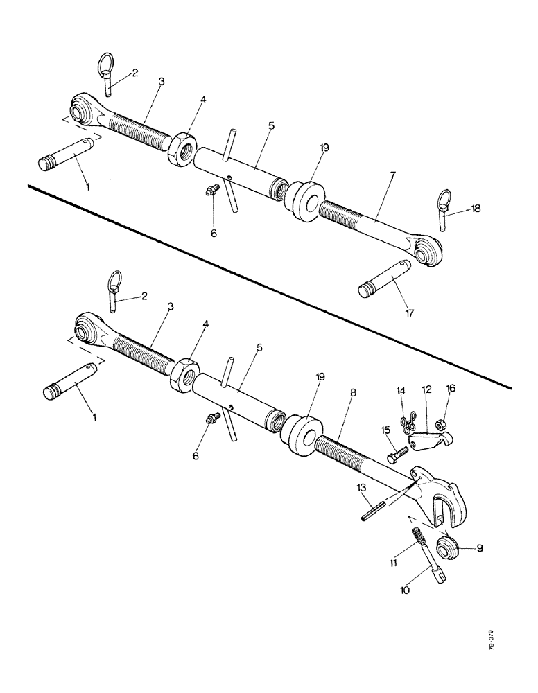 Схема запчастей Case IH 1490 - (L06-1) - LIFT LINK, LOW PROFILE AND HIGH PLATFORM (09) - IMPLEMENT LIFT