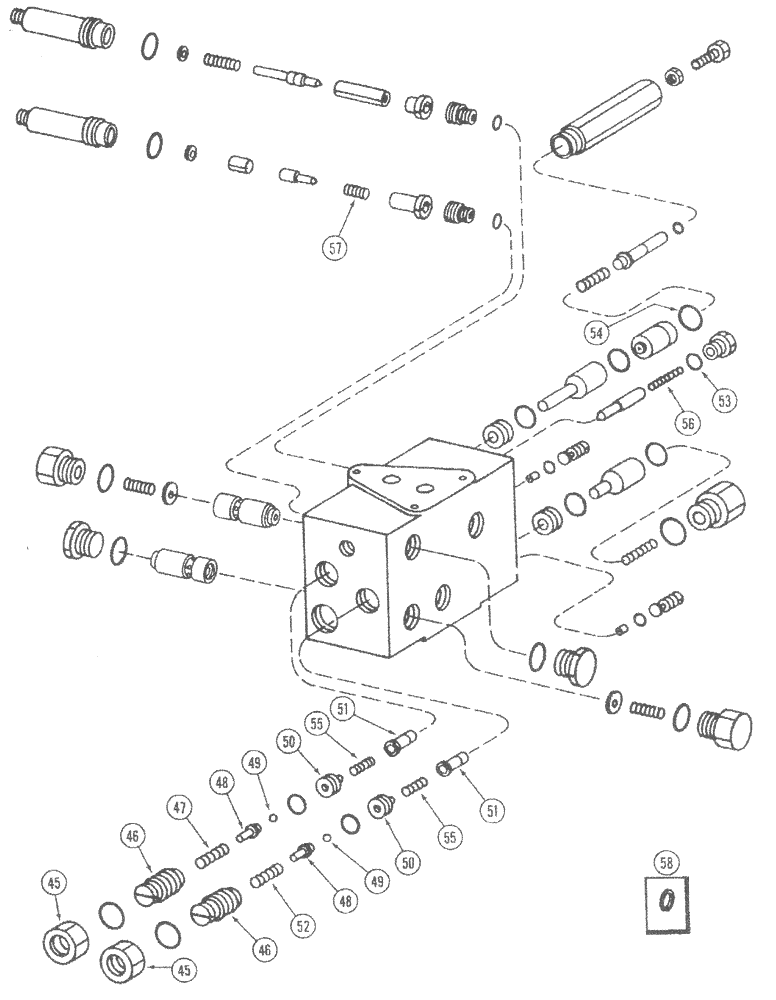 Схема запчастей Case IH 1620 - (8-32) - HEADER VALVE (CONT) (00) - GENERAL