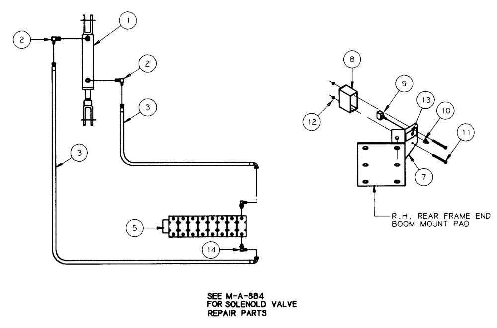 Схема запчастей Case IH PATRIOT XL - (06-007) - HYDRAULIC PLUMBING-TOW HITCH Hydraulic Plumbing