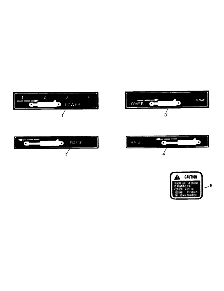 Схема запчастей Case IH ST450 - (09-02) - TILT CONSOLE DECALS (13) - DECALS