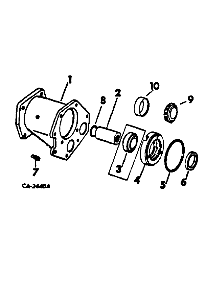 Схема запчастей Case IH 615 - (07-05) - DRIVE TRAIN, HYDROSTATIC DRIVE, TRANSMISSION PARTS Drive Train