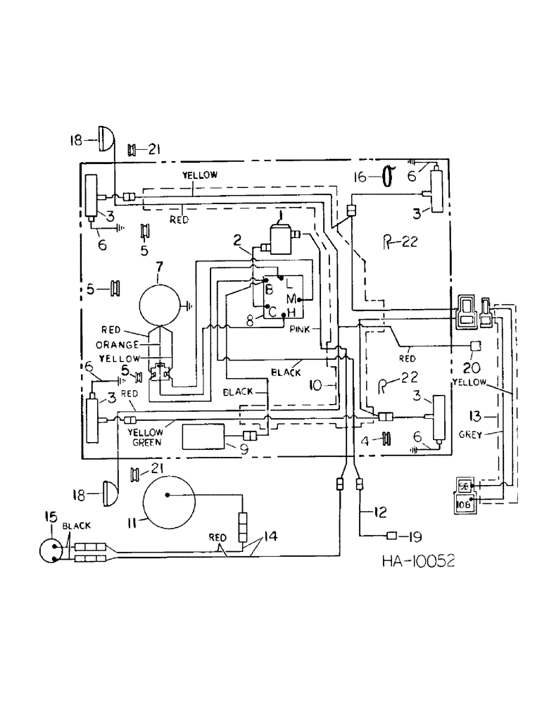 Схема запчастей Case IH 4000 - (08-29) - ELECTRICAL, OPERATORS CAB WIRING (06) - ELECTRICAL