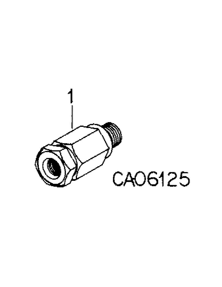 Схема запчастей Case IH 830 - (A-42) - EXTERNAL CHECK VALVE PARTS ACCESSORY, FOR USE W/HYDRAULIC MOTOR ASSEMBLY 