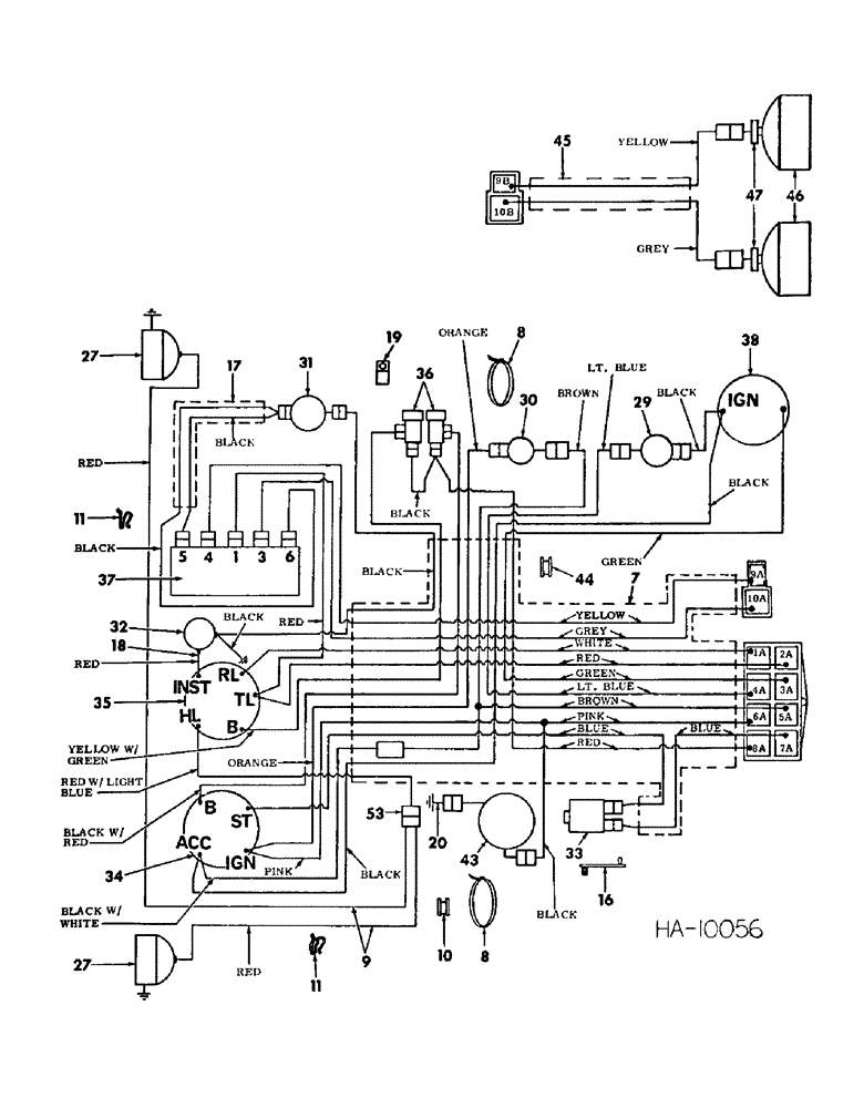 Схема запчастей Case IH 5000 - (08-09) - ELECTRICAL, ELECTRICAL SYSTEM, FOR USE ON 5500 WINDROWERS, & ON 5000 WINDROWERS S.N. 1001 AND SINCE (06) - ELECTRICAL