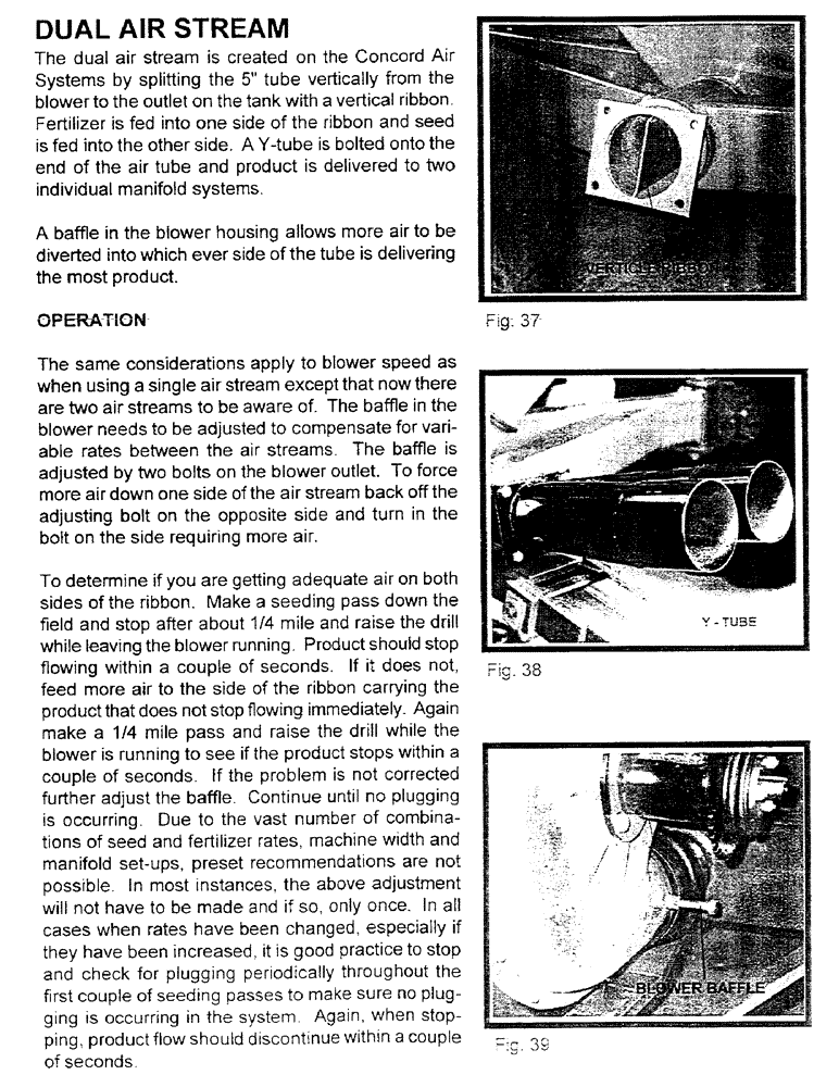 Схема запчастей Case IH 1100 - (B18) - DUAL AIR STREAM 