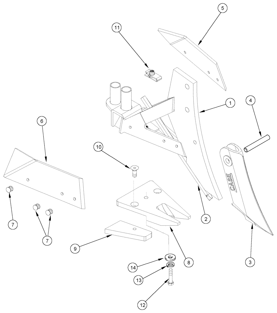 Схема запчастей Case IH ATX - (10-36) - EDGE-ON PRECISION PLACEMENT OPENER (PPX), TRIPLE SHOOT 10 INCH LIQUID FERTILIZER (09) - CHASSIS/ATTACHMENTS