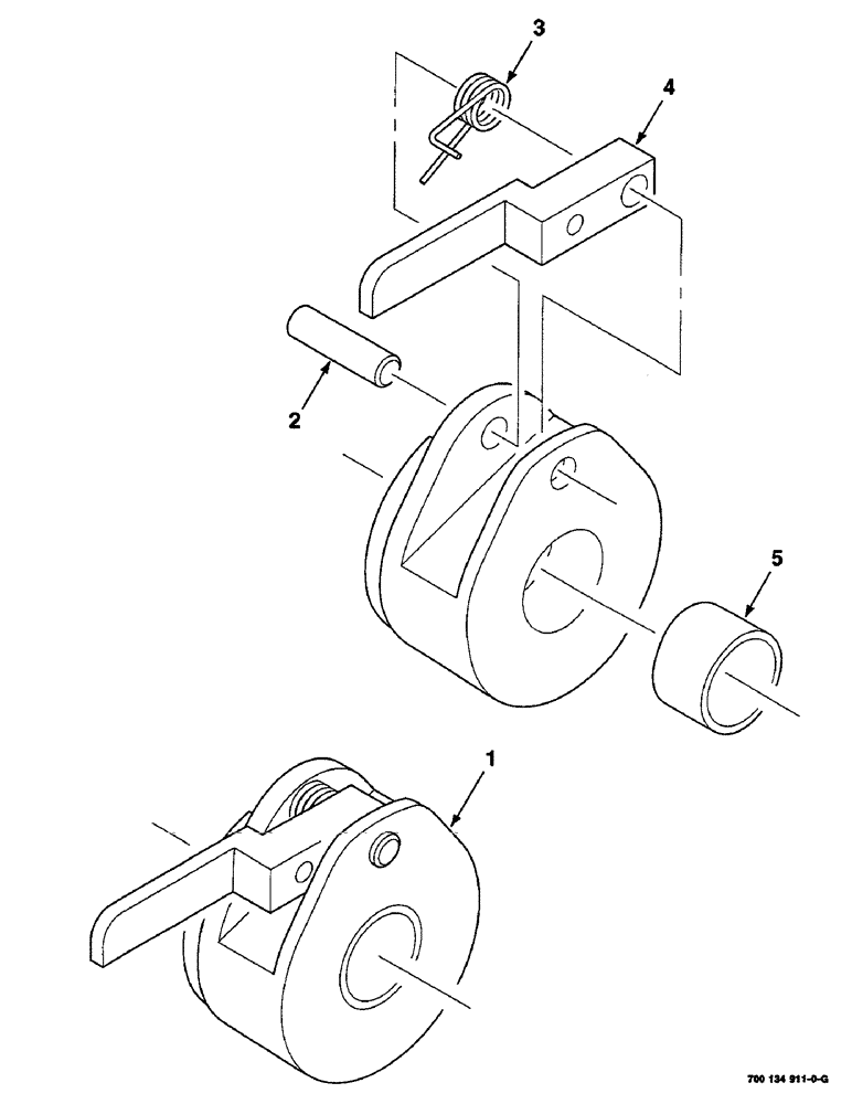 Схема запчастей Case IH RS551 - (2-14) - HUB ASSEMBLY Driveline