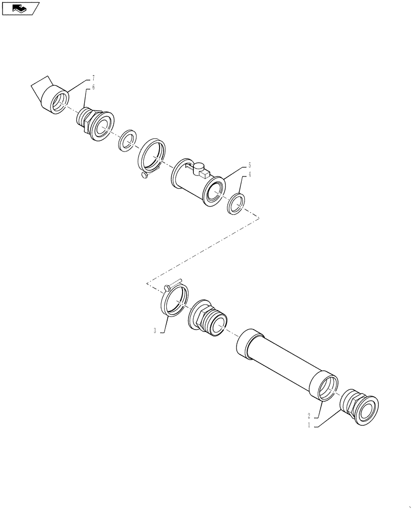 Схема запчастей Case IH 4420 - (09-014) - FLOWMETER PLUMBING, LO-FLOW Liquid Plumbing