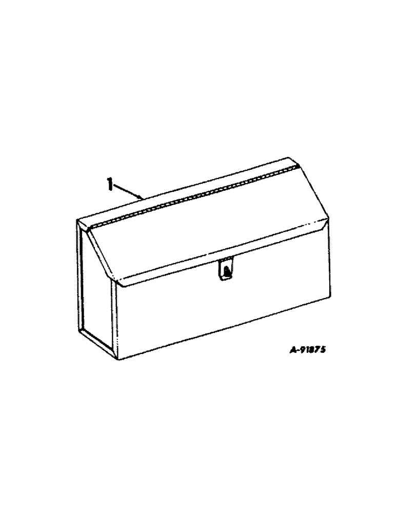 Схема запчастей Case IH 1456 - (02-02[A]) - MISCELLANEOUS, TOOL BOX ATTACHMENT Accessories & Attachments / Miscellaneous