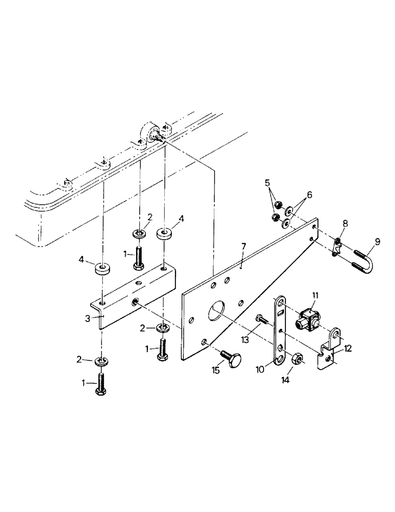 Схема запчастей Case IH PTA270 - (04-58A) - TRANSMISSION SHIFT BRACKET & MOUNTING, PTA MODELS (04) - Drive Train