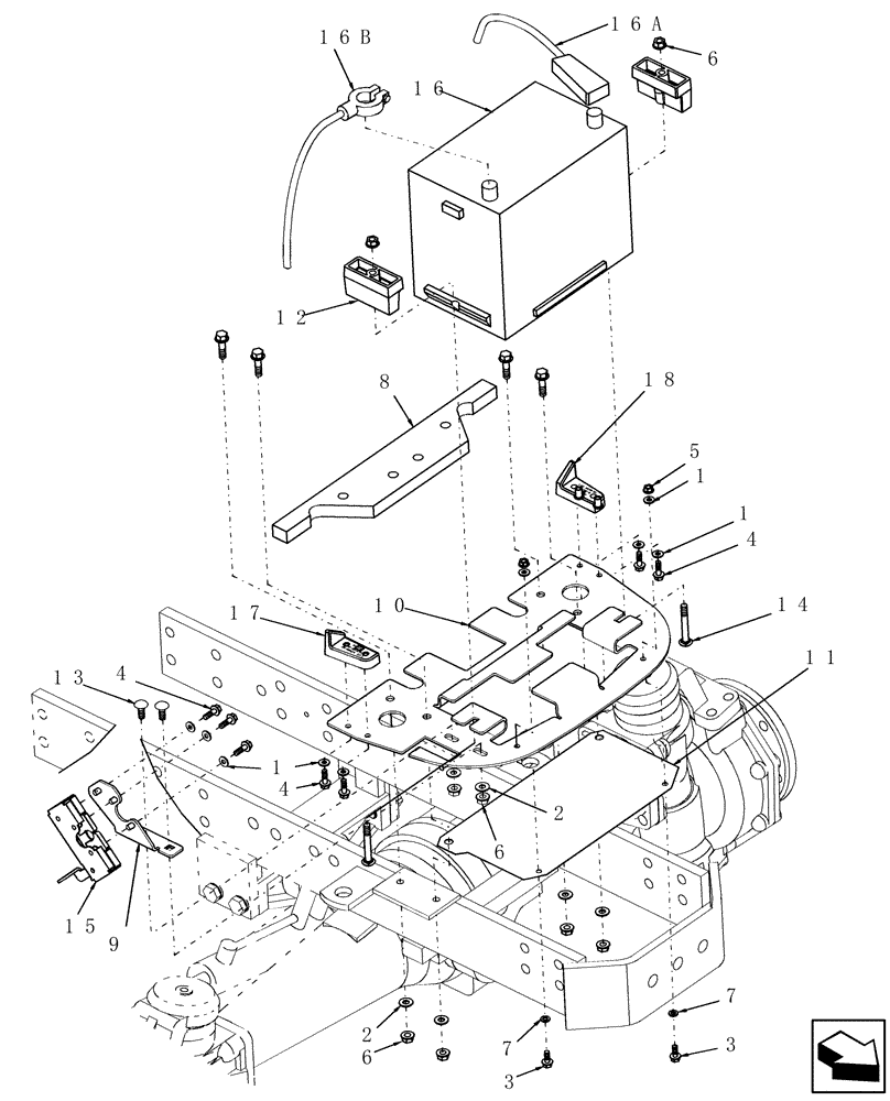 Схема запчастей Case IH DX35 - (06.01) - BATTERY (06) - ELECTRICAL SYSTEMS