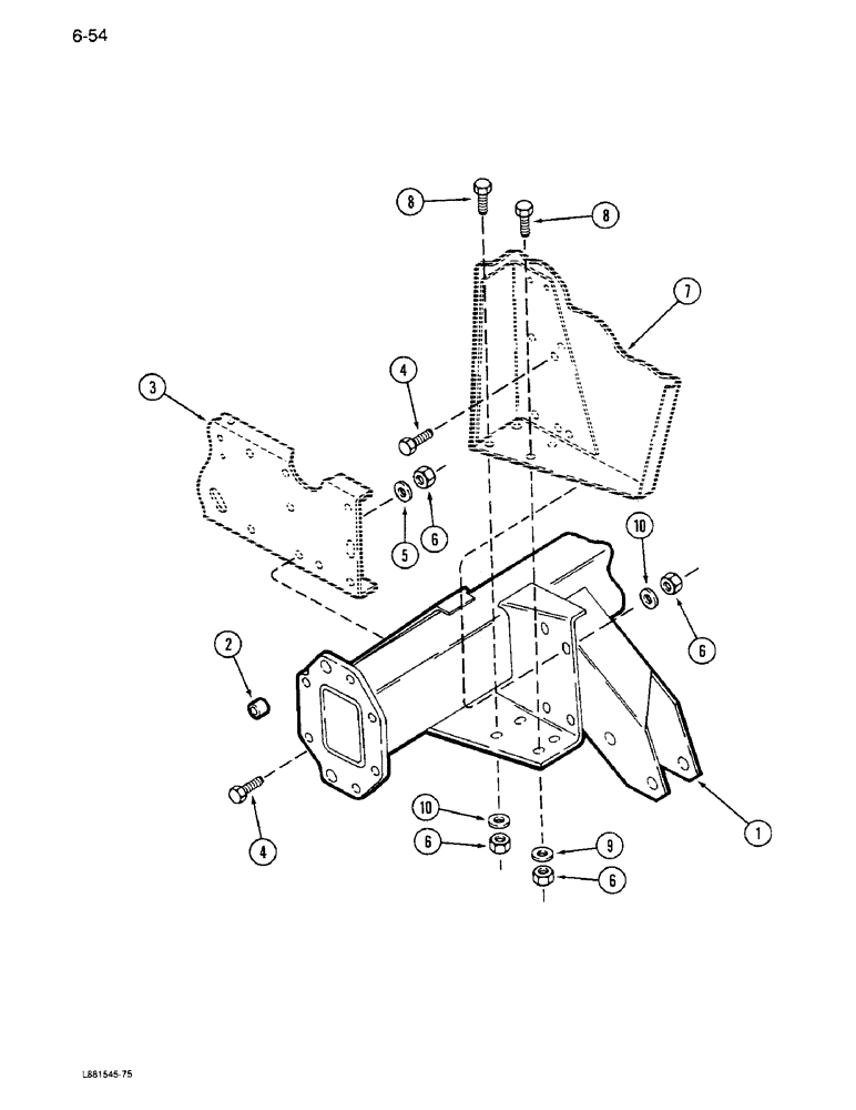 Схема запчастей Case IH 1640 - (6-54) - DRIVE AXLE (03) - POWER TRAIN