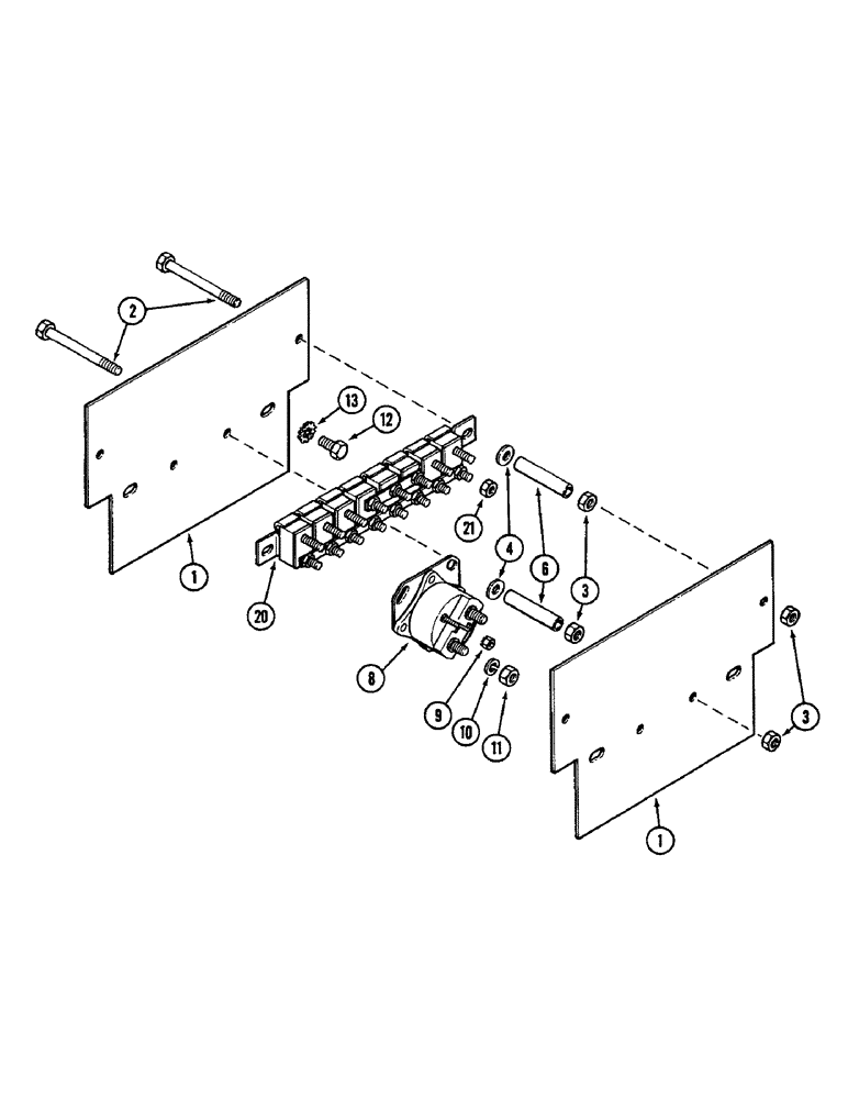 Схема запчастей Case IH 2096 - (4-078) - SOLENOID AND CIRCUIT BREAKERS (04) - ELECTRICAL SYSTEMS