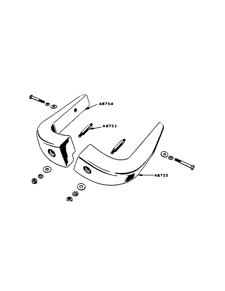 Схема запчастей Case IH 400-SERIES - (099) - FRONT END WEIGHTS, FOR GENERAL PURPOSE TRACTORS (09) - CHASSIS