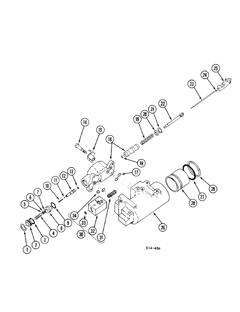 Схема запчастей Case IH 685 - (8-618) - DRAFT CONTROL CYLINDER AND VALVE (08) - HYDRAULICS