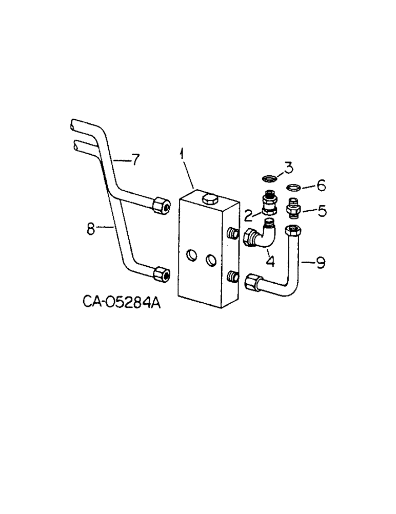 Схема запчастей Case IH HYDRO 186 - (10-50[A]) - HYDRAULIC, ALTERNATING CHECK VALVE CONNECTIONS, H186 WITH SERIAL NO. 12000 AND ABOVE (07) - HYDRAULICS