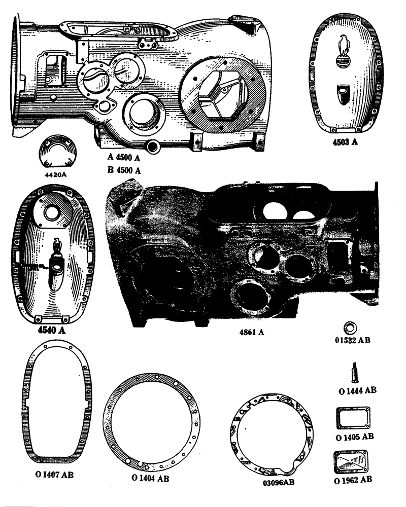 Схема запчастей Case IH L-SERIES - (044) - TRANSMISSION CASE (06) - POWER TRAIN