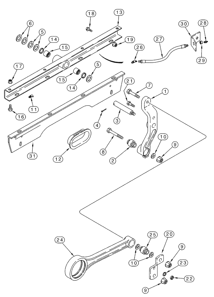 Схема запчастей Case IH 2388 - (09B-16) - CHAFFER - DRIVE HANGER BSN JJC0267149 (14) - ROTOR, CONCANVES & SIEVE