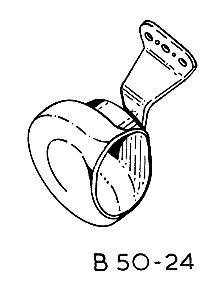 Схема запчастей Case IH 784 - (08-043) - HORN (06) - ELECTRICAL