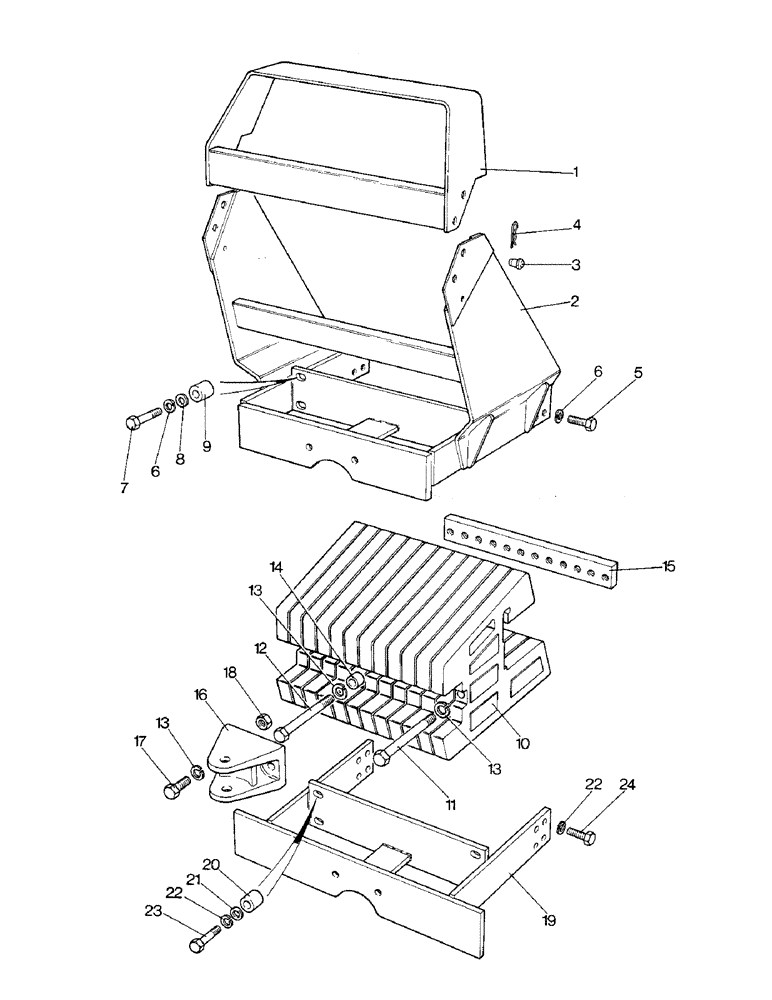 Схема запчастей Case IH 1690 - (T06-1) - FRONT BALLAST WEIGHTS (11) - WHEELS & WEIGHTS