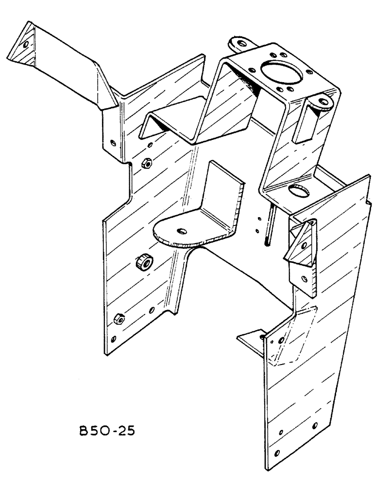 Схема запчастей Case IH 684 - (13-027) - STEERING SUPPORT (05) - SUPERSTRUCTURE