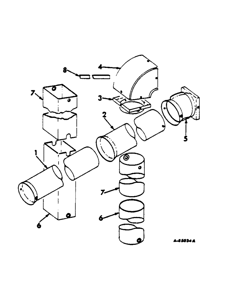 Схема запчастей Case IH 616 - (Q-02) - BASKET AND AIR SYSTEM, CONVEYOR PIPES Basket & Air System