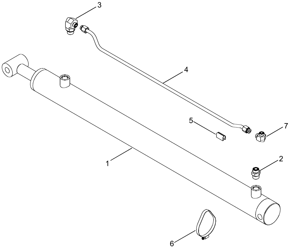 Схема запчастей Case IH 635 - (35.910.20) - PRIMARY DOOR CYLINDER SYSTEM (35) - HYDRAULIC SYSTEMS