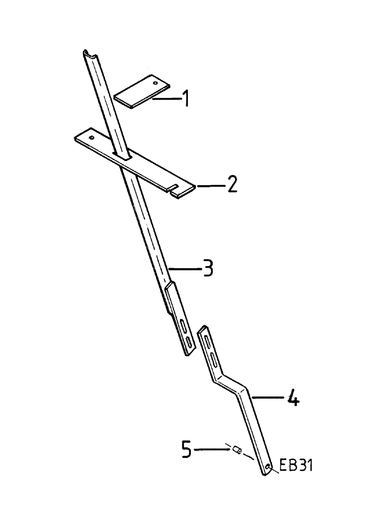 Схема запчастей Case IH 1460 - (17-192) - HEIGHT INDICATOR, G.B. DESIGN Mounted Equipment