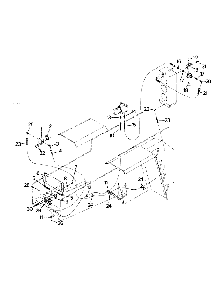 Схема запчастей Case IH PT225 - (04-73) - TRANSFER CASE COOLING SYSTEM, PTA 325 & 280, CAT (04) - Drive Train