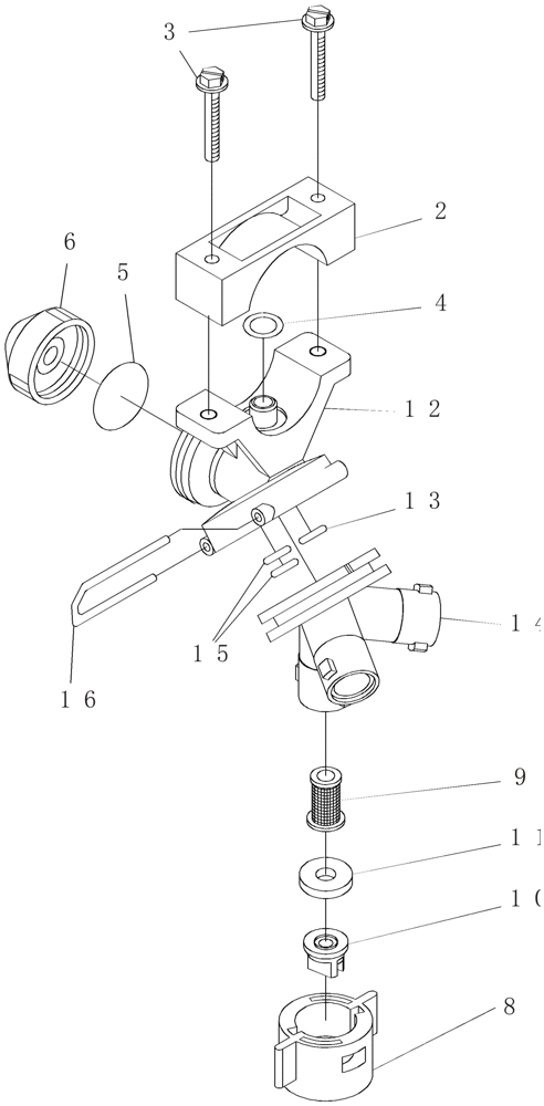 Схема запчастей Case IH SRX160 - (L.20.B[16]) - NOZZLE - ASSEMBLY, SPRAYER L - Field Processing