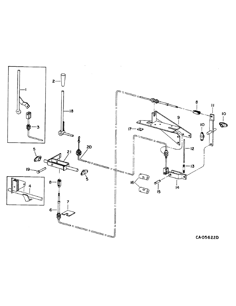 Схема запчастей Case IH 1460 - (07-05) - DRIVE TRAIN, TRANSMISSION GEAR SHIFT AND LINKAGE Drive Train